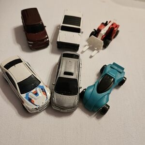 Match Toy Car Collection - Silver, White, Blue, Red, Brown (A-20)